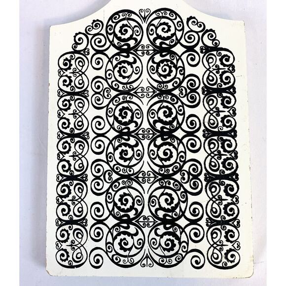 Vtg Inarco Painted Wood Cheese Cutting Board Wall Hanging Kitchen Decor Japan - Picture 2 of 8